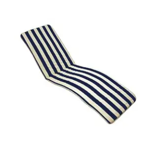 CUSCINO TENERIFE A RIGHE BLU PER LETTINO PIEGHEVOLE