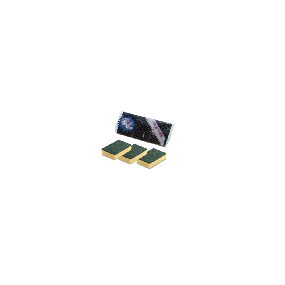 SPUGNA ABRASIVA CON FIBRA VERDE
