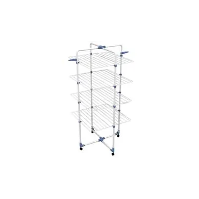 STENDIBIANCHERIA "MODULAR 4" 4 PIANI IN ACCIAIO TRATTATO MT.40