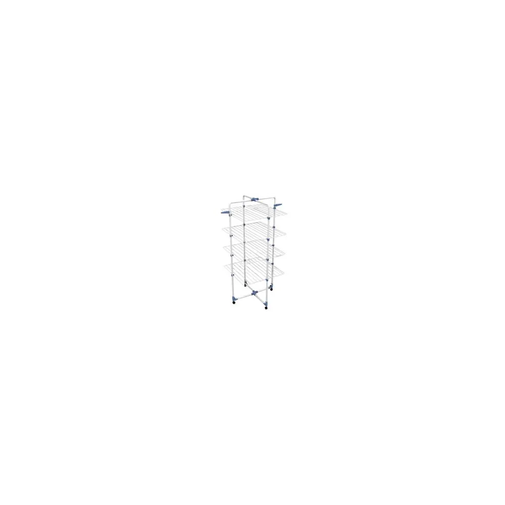 STENDIBIANCHERIA "MODULAR 4" 4 PIANI IN ACCIAIO TRATTATO MT.40