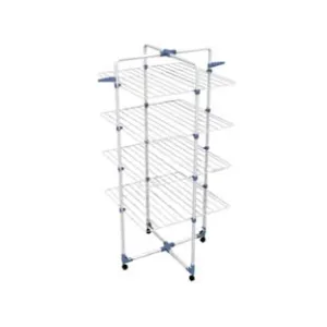 STENDIBIANCHERIA "MODULAR 4" 4 PIANI IN ACCIAIO TRATTATO MT.40