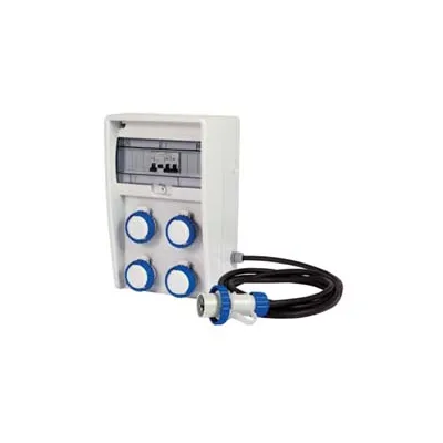 QUADRO ELETTRICO ULISSE ASC PORTATILE 4 PRESE INDUSTRIALI IP67