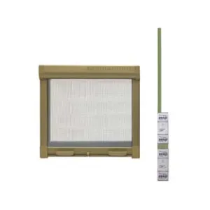 ZANZARIERA KIT A MOLLA FRIZIONATA COLORE BRONZO