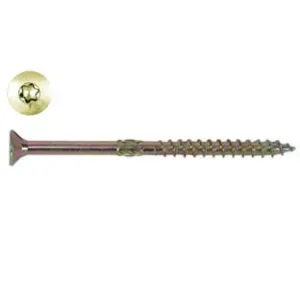 VITI TRUCIOLARE TESTA SVASATA TORX ACCIAIO ZINCATO GIALLO FM-WOOD PRO
