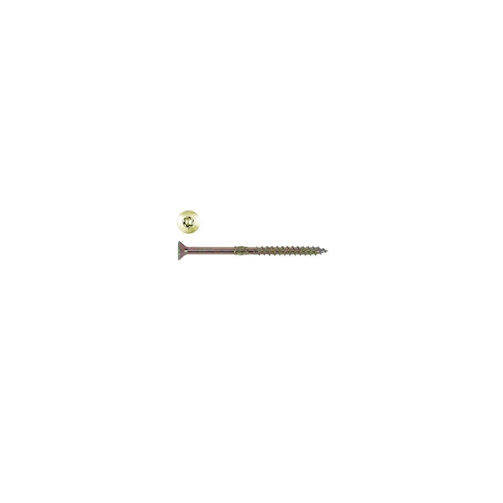 VITI TRUCIOLARE TESTA SVASATA TORX ACCIAIO ZINCATO GIALLO FM-WOOD PRO
