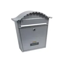 CASSETTA POSTALE PORTARIVISTE SAGOMATA PER ESTERNI GRIGIA