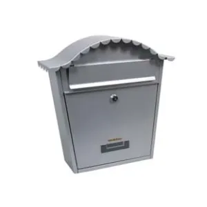 CASSETTA POSTALE PORTARIVISTE SAGOMATA PER ESTERNI GRIGIA