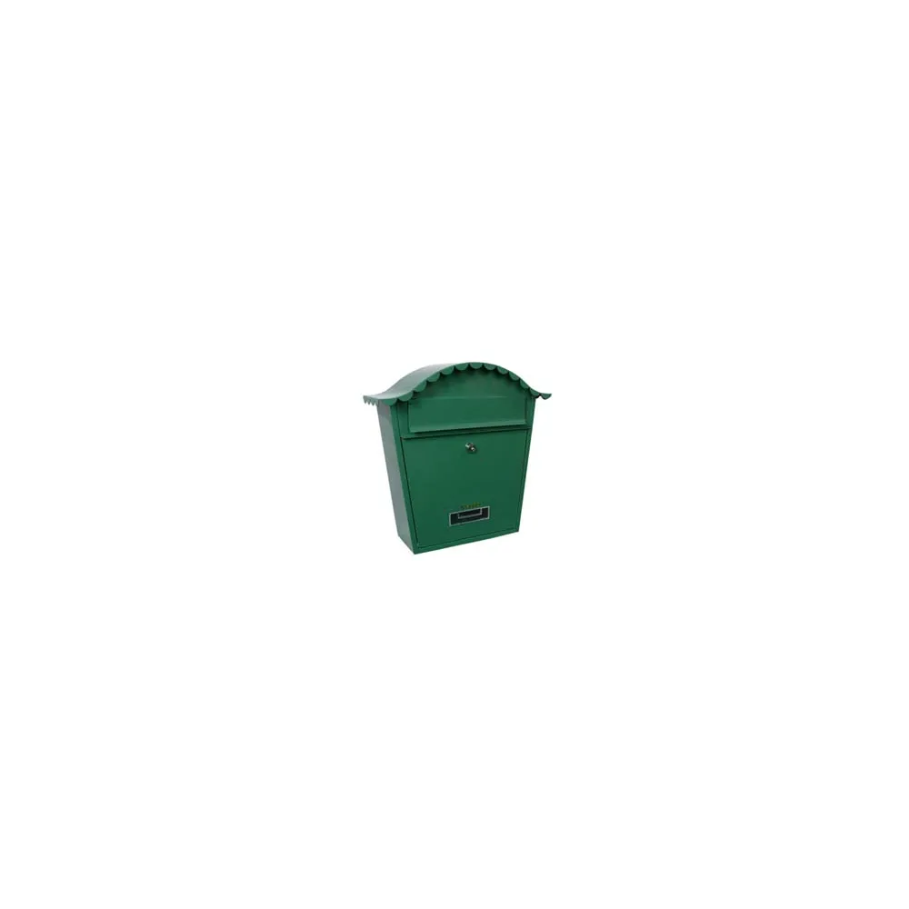 CASSETTA POSTALE PORTARIVISTE SAGOMATA PER ESTERNI VERDE