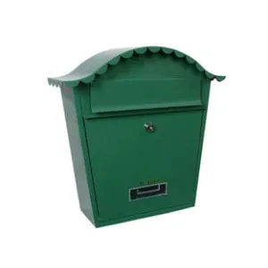 CASSETTA POSTALE PORTARIVISTE SAGOMATA PER ESTERNI VERDE
