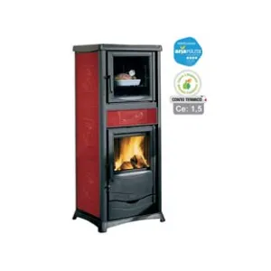 STUFA A LEGNA ROSSELLA PLUS FORNO EVO 9