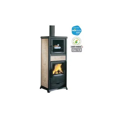 STUFA A LEGNA ROSSELLA PLUS FORNO 165 9