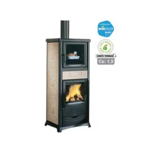 STUFA A LEGNA ROSSELLA PLUS FORNO 165 9