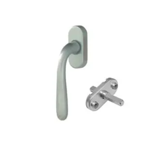 MARTELLINA DK GOCCIA IN ZAMA FINITURA OTTONE CROMO SATINATO