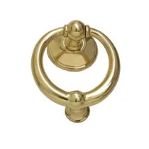 BATTENTE RING IN OTTONE LUCIDO