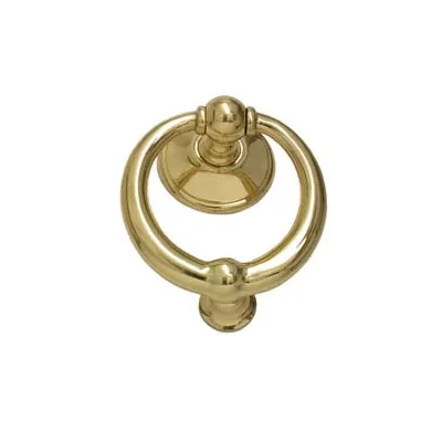 BATTENTE RING IN OTTONE LUCIDO