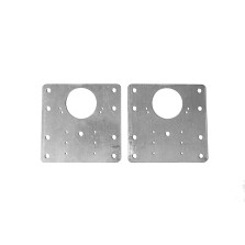 Stainless steel hinge plates Diameter Ø35