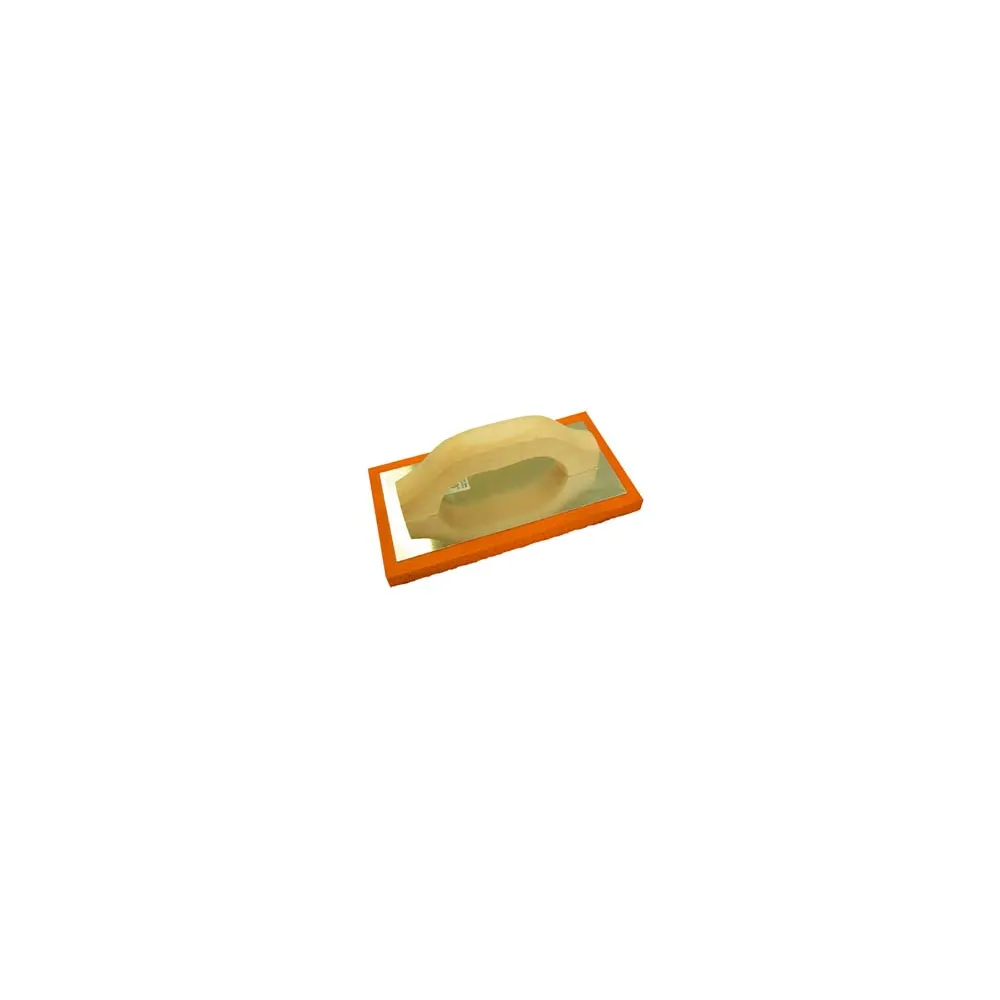 FRATTONE IN SPUGNA ARANCIO MANICO LEGNO