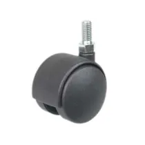 RUOTE DOPPIE IN NYLON CON PERNO