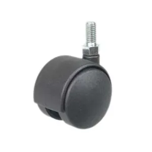 RUOTE DOPPIE IN NYLON CON PERNO
