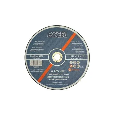 DISCHI DA TAGLIO SOTTILE CENTRO PIANO PER FERRO/INOX Ø MM.230