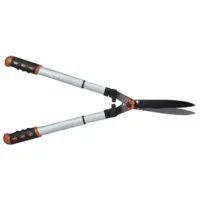 FORBICE TAGLIASIEPI CON LAME ONDULATE E MANICI TELESCOPICI