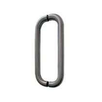 COPPIA MANIGLIONI TUBOLARI IN ACCIAIO INOX SATINATO