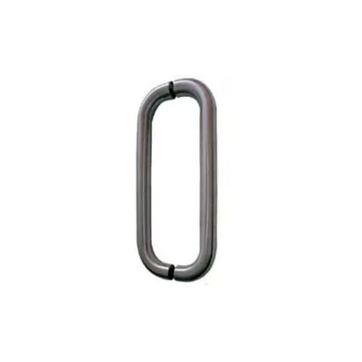COPPIA MANIGLIONI TUBOLARI IN ACCIAIO INOX SATINATO