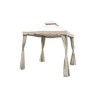 GAZEBO IN METALLO CON CHIUSURE LATERALI
