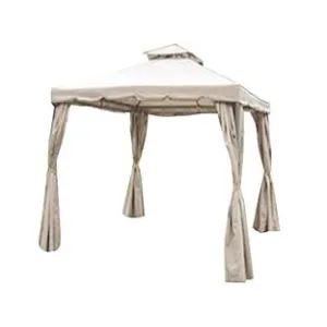 GAZEBO IN METALLO CON CHIUSURE LATERALI