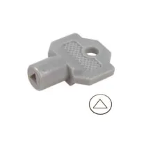 CHIAVE PLASTICA PER CILINDRO CON TRIANGOLO PER QUADRI ELETTRICI 154A