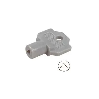 CHIAVE PLASTICA PER CILINDRO CON TRIANGOLO PER QUADRI ELETTRICI 154A