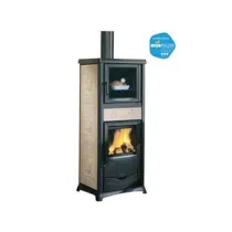 STUFA A LEGNA TERMOROSSELLA PLUS CON FORNO DSA 4.0 11
