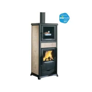 STUFA A LEGNA TERMOROSSELLA PLUS CON FORNO DSA 4.0 11