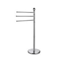 PORTA ASCIUGAMANI A PIANTANA IN ACCIAIO INOX