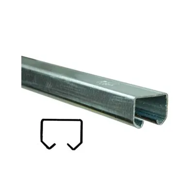 BINARIO CON FORI PER PORTE SCORREVOLI