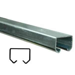 BINARIO CON FORI PER PORTE SCORREVOLI