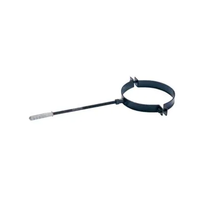 COLLARE PER TUBO STUFE STUFE A PELLET PLUS NERO OPACO