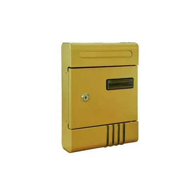CASSETTA POSTALE IN METALLO PER ESTERNI BRONZATA