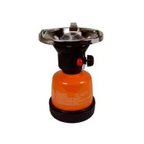 FORNELLINO GAS CAMPING IN METALLO ACCENSIONE PIEZO ELETTRICA
