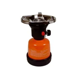 FORNELLINO GAS CAMPING IN METALLO ACCENSIONE PIEZO ELETTRICA
