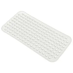 TAPPETO VASCA RETTANGOLARE IN PVC BIANCO