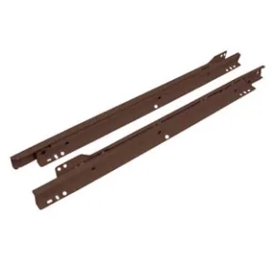 GUIDE SCORREVOLI PER CASSETTO IN ACCIAIO VERNICIATO MARRONE