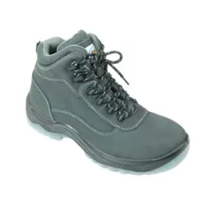 SCARPA DA LAVORO ALTA PELLE ROVESCIATA S3 KEVLAR