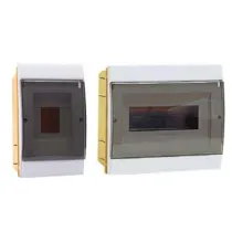 CENTRALINO DA INCASSO CON SPORTELLO FUME' IP40 "SERIE ARREDO"