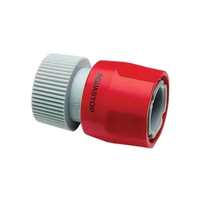 RACCORDO RAPIDO CON AQUASTOP CON FILETTO F 3/4"