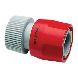 RACCORDO RAPIDO CON AQUASTOP CON FILETTO F 3/4"
