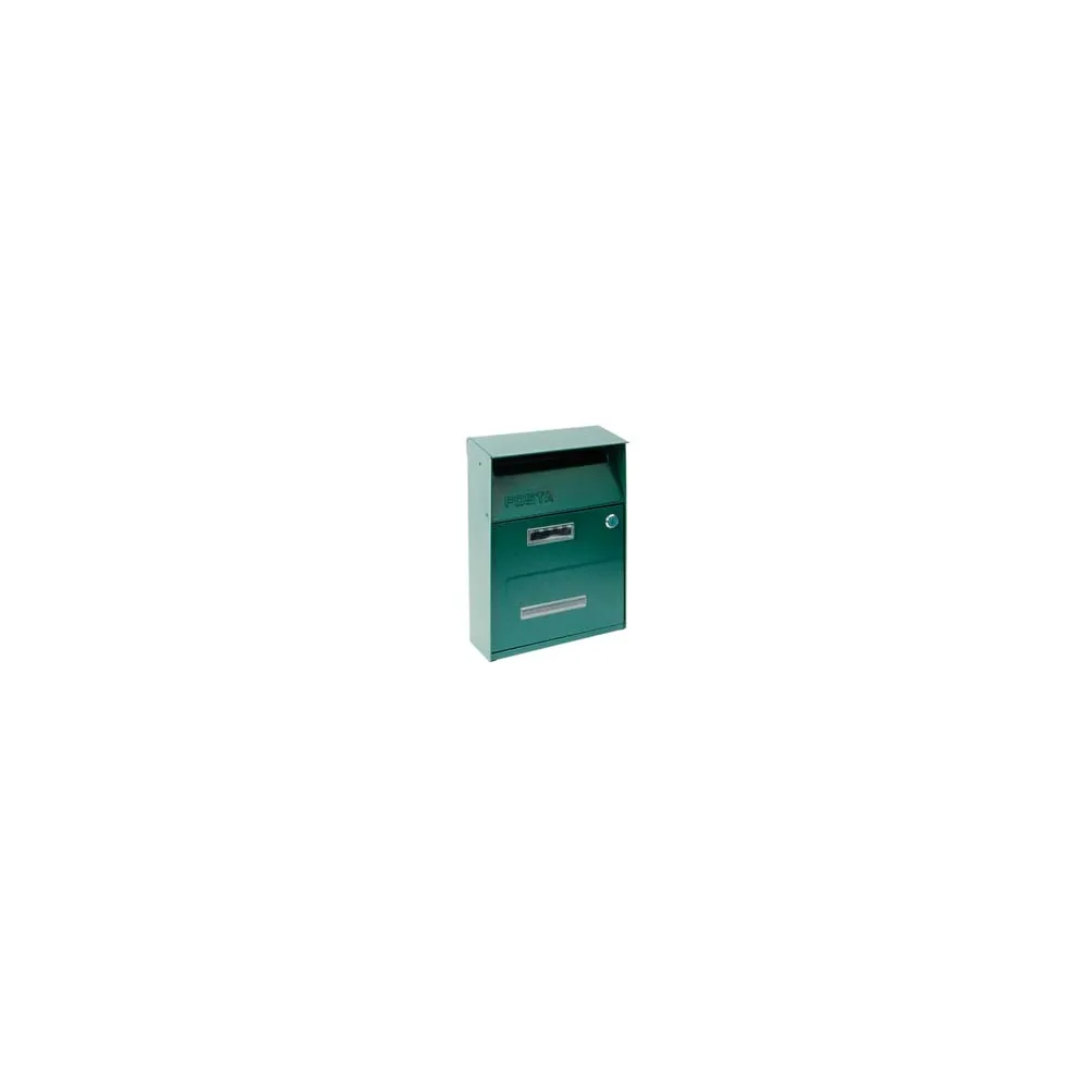 CASSETTA POSTALE PORTARIVISTE PER ESTERNI VERDE