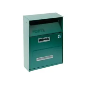 CASSETTA POSTALE PORTARIVISTE PER ESTERNI VERDE