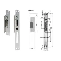 INCONTRO ELETTRICO 12V CON FERMO SERIE 6000