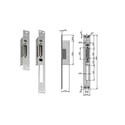 INCONTRO ELETTRICO 12V CON FERMO SERIE 6000